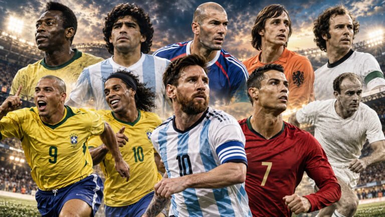 Die 10 besten Fußballer der Welt und ihre größten Erfolge besten Fußballer der Welt
